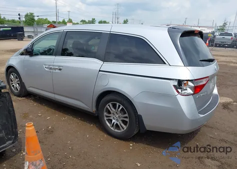 2013 Honda Odyssey Ex-L из США, поврежденный, VIN 5FNRL5H61DB062941